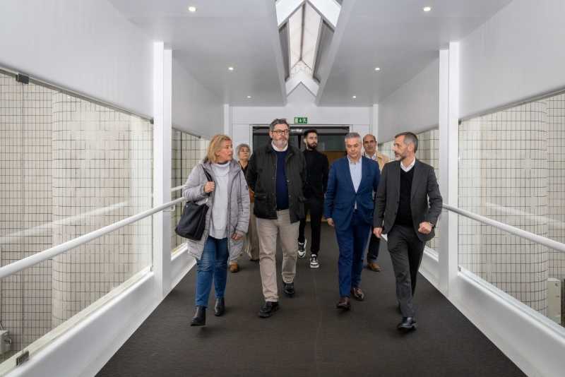 Presidente da C�mara de Vila Franca de Xira visita Hotel Lez�ria...